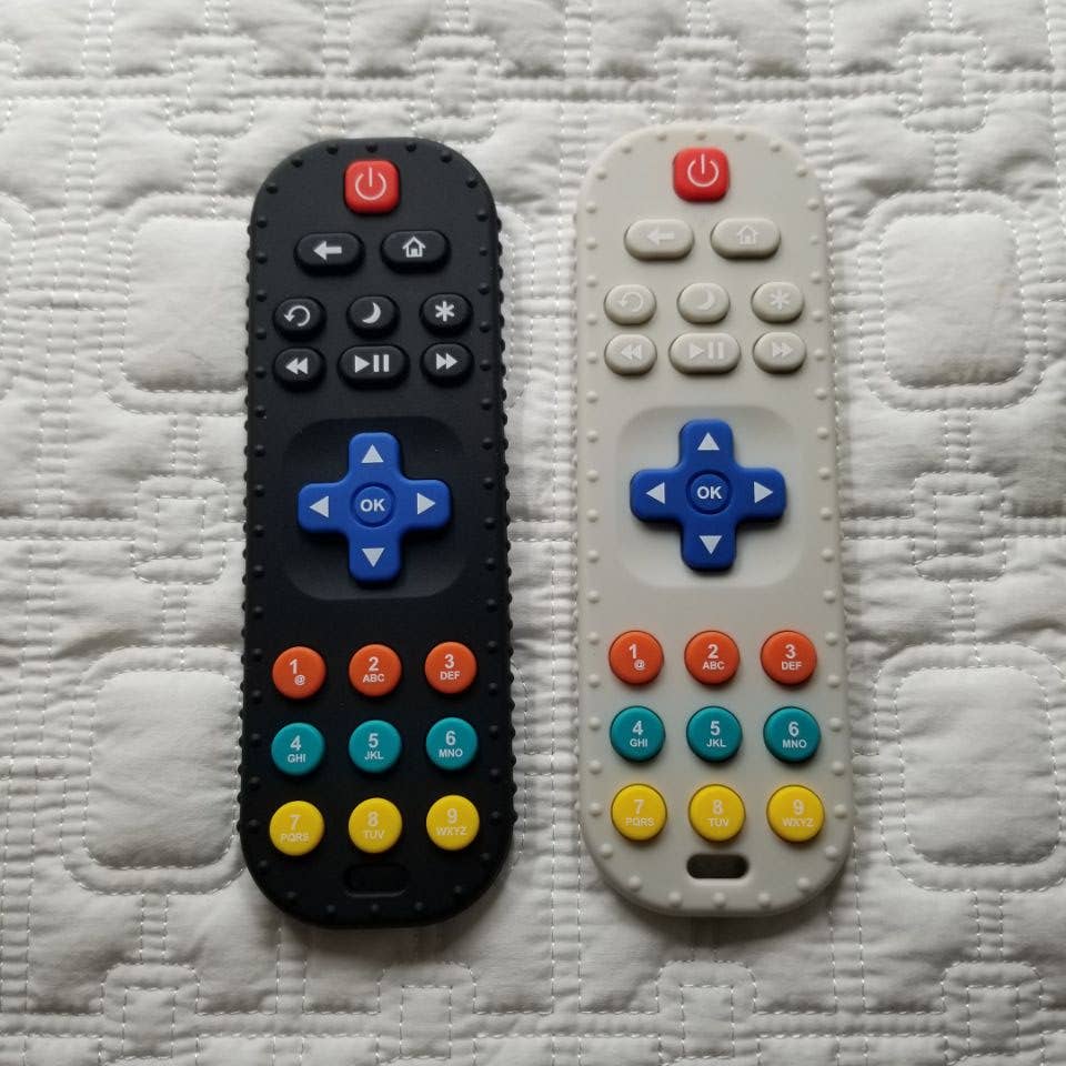 D & C TOYS - Wholesale Teether (Not Clip-On) - Baby - Creative Remote Control Teether - Black & Gray2
