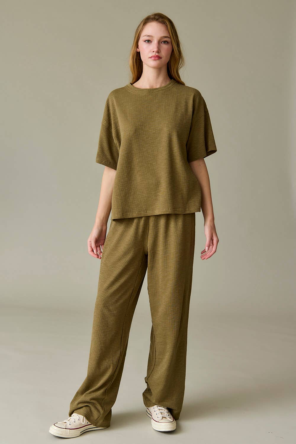 OLIVE PX18358 - Layla Loose Fit Top and Pants Set for wholesale on Faire7
