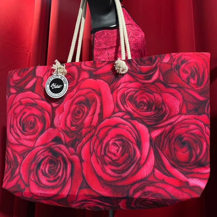 Los Angeles Mercantileâ„¢ - Wholesale Weekender Bag - Women's - Rose Weekender Bag7