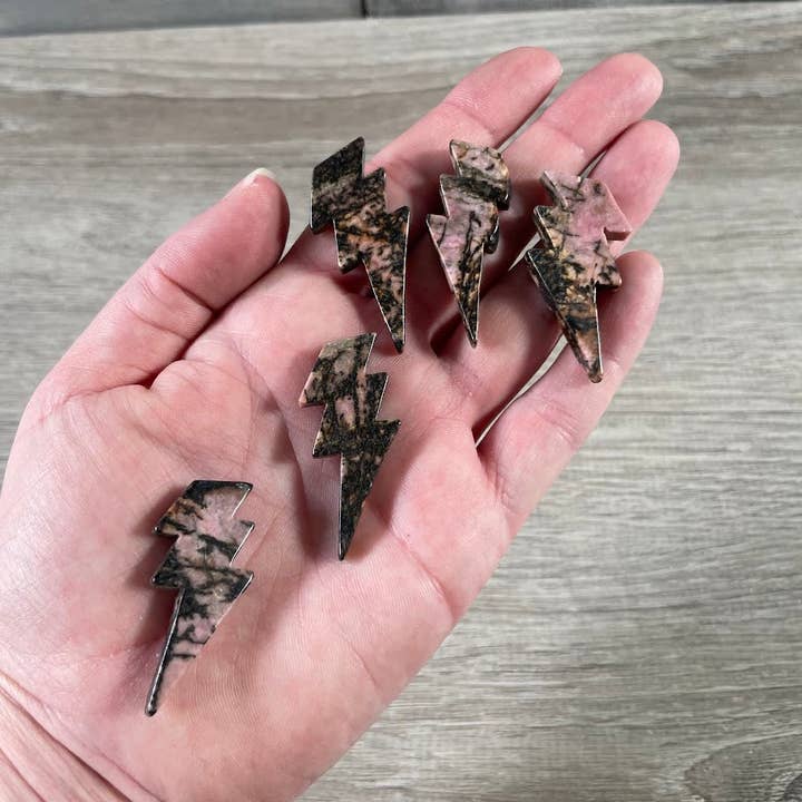 Keystone Crystals - Wholesale Spiritual Stone/Crystal - Gemstone Lightning Bolt Carvings – Crystal Energy Symbols14