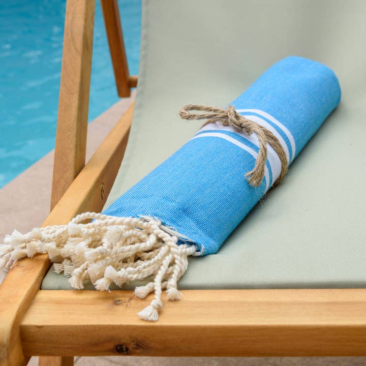 KASALUZ – wholesale Strandhandduk – Fouta Auténtica Turkos 100% bomull plattväv