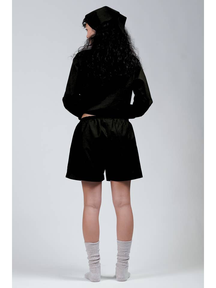 Wildflo Studio - Wholesale Shorts - Women's - Poplin Shorts Jet