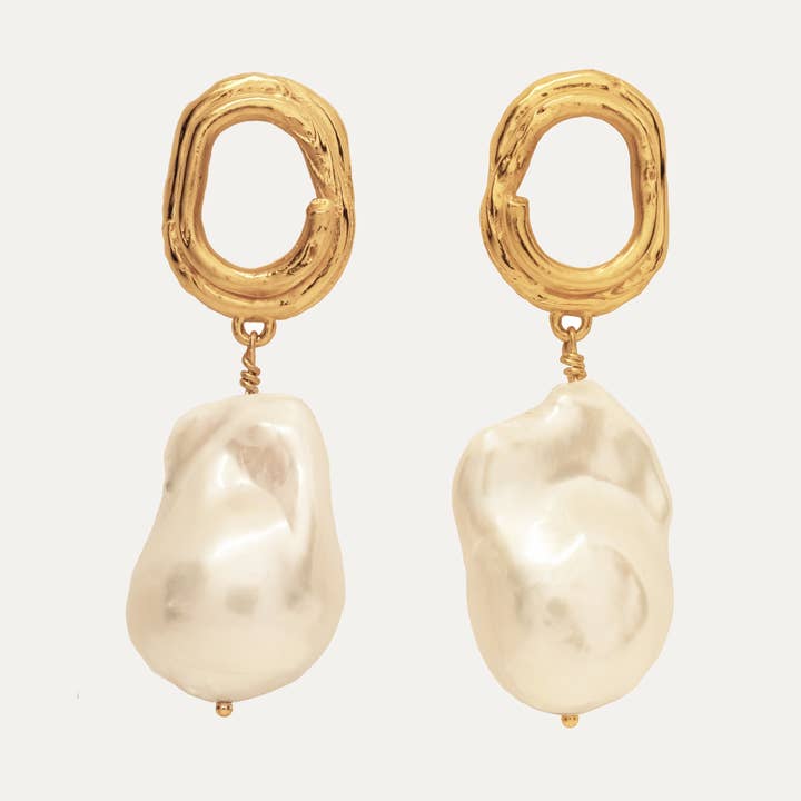 Vikta bandörhängen för wholesale av Natolia NYC