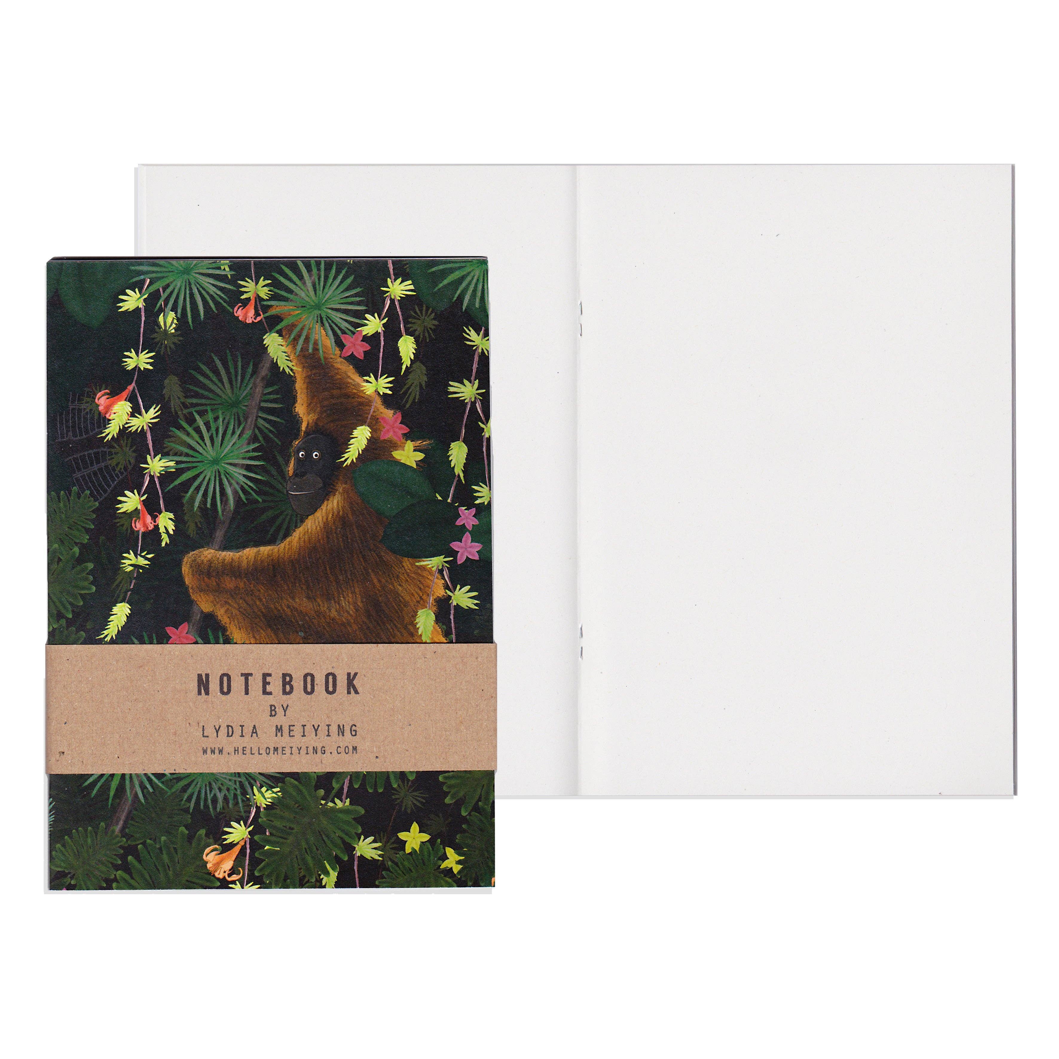 Lydia Meiying – wholesale Notebook – Jungle Orangutan - Mini Notebook2