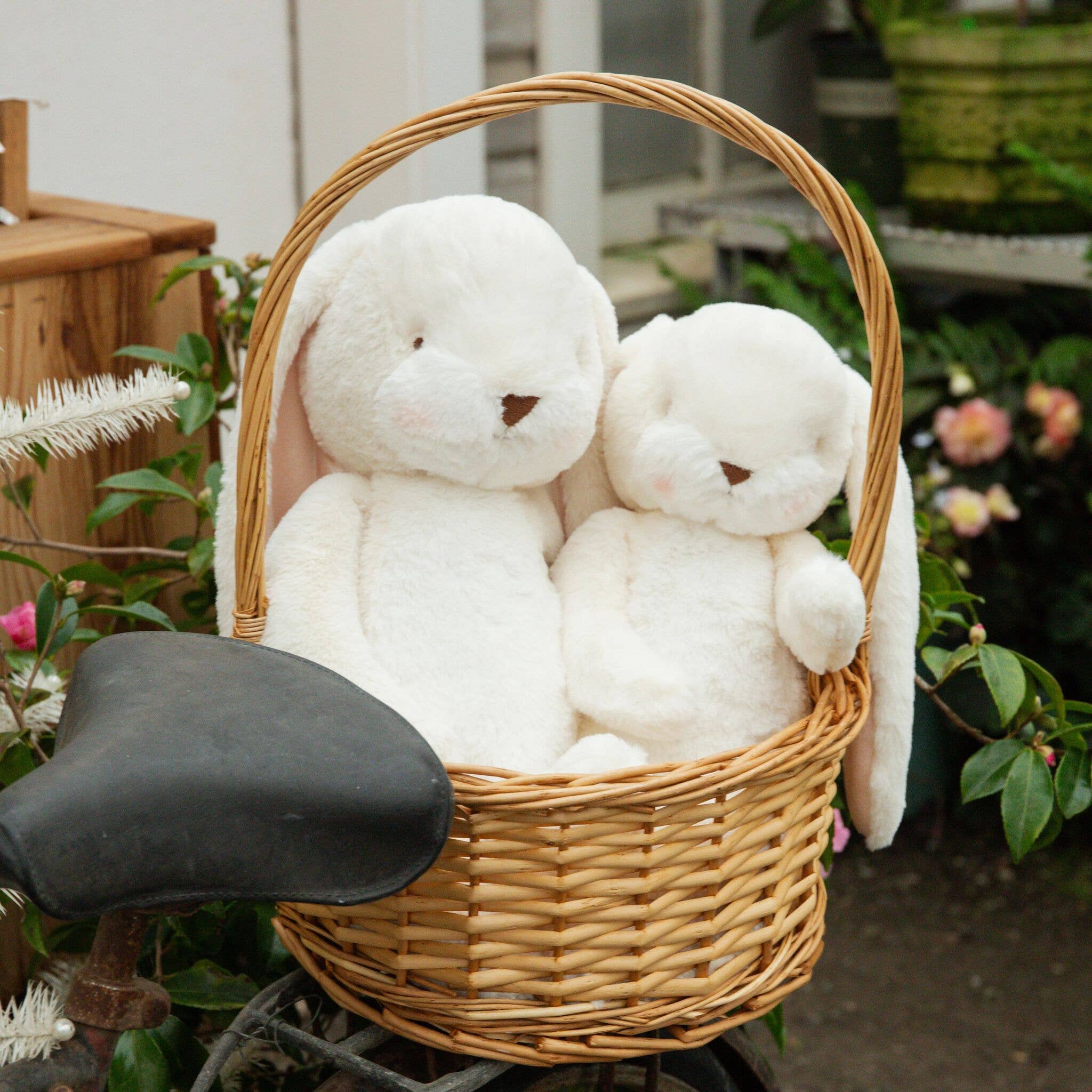 Bunnies By the Bay - Vente Peluche – enfant et bébé - Petit lapin à grignoter 12" - Crème1