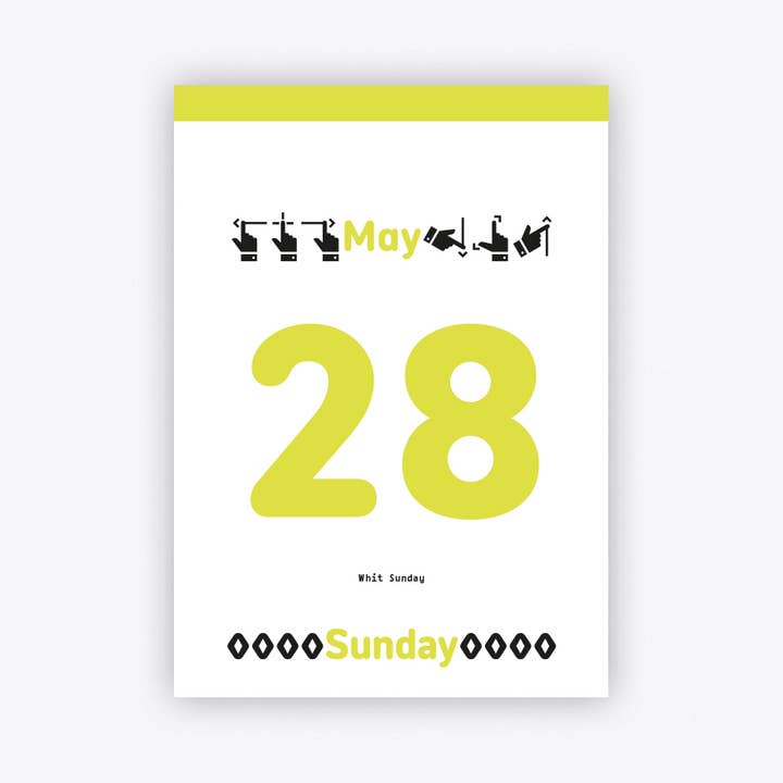 Verlag Hermann Schmidt – Calendário por atacado – Typodarium 2023 - Calendário tipográfico de 365 dias3