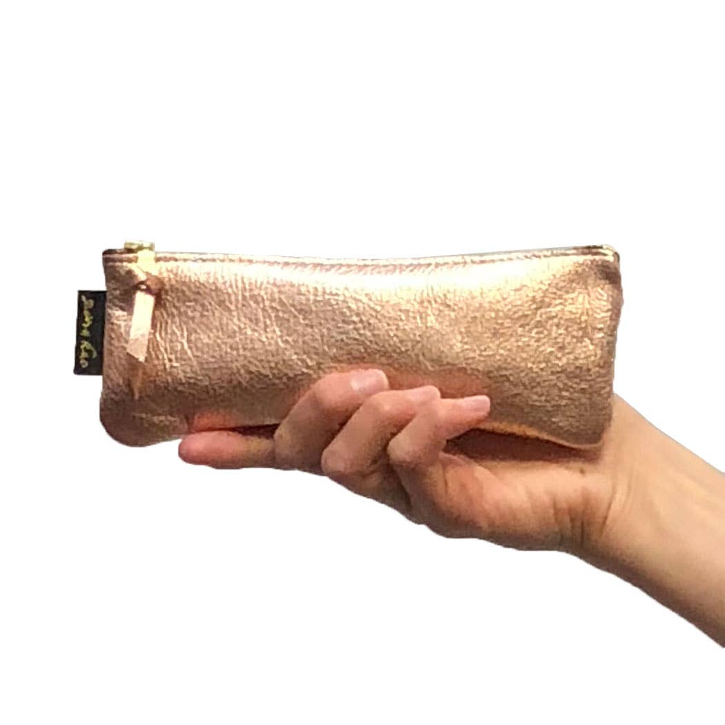 Zina Kao Exclusives - Wholesale Pencil Case/Pouch - The Metallic Pencil Case: 2 sizes! (Dean & Grant)21