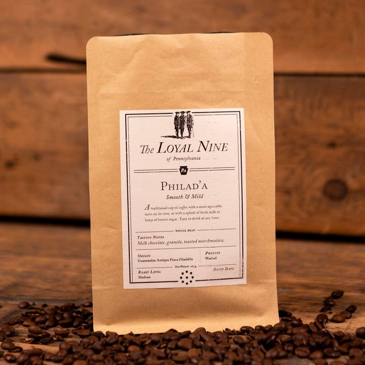 Philad'a Roast Coffee by The Loyal Nine for wholesale by Liberty & Co.