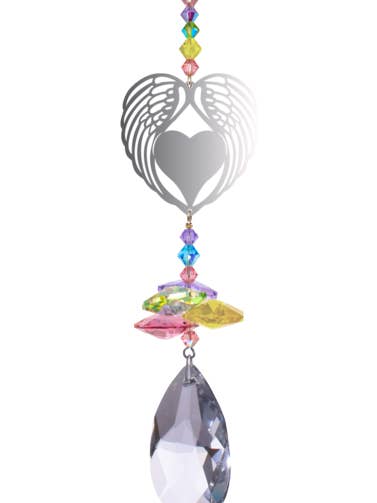 Crystal Fantasy Angel Wing Heart - Confetti voor wholesale door Wild Things Gifts Ltd