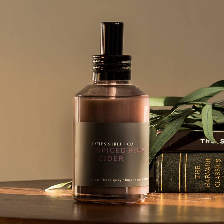 James Street Co. - Wholesale Room & Linen Spray - Spiced Plum Cider - Room Linen Spray 118ml | Warm Fruity0