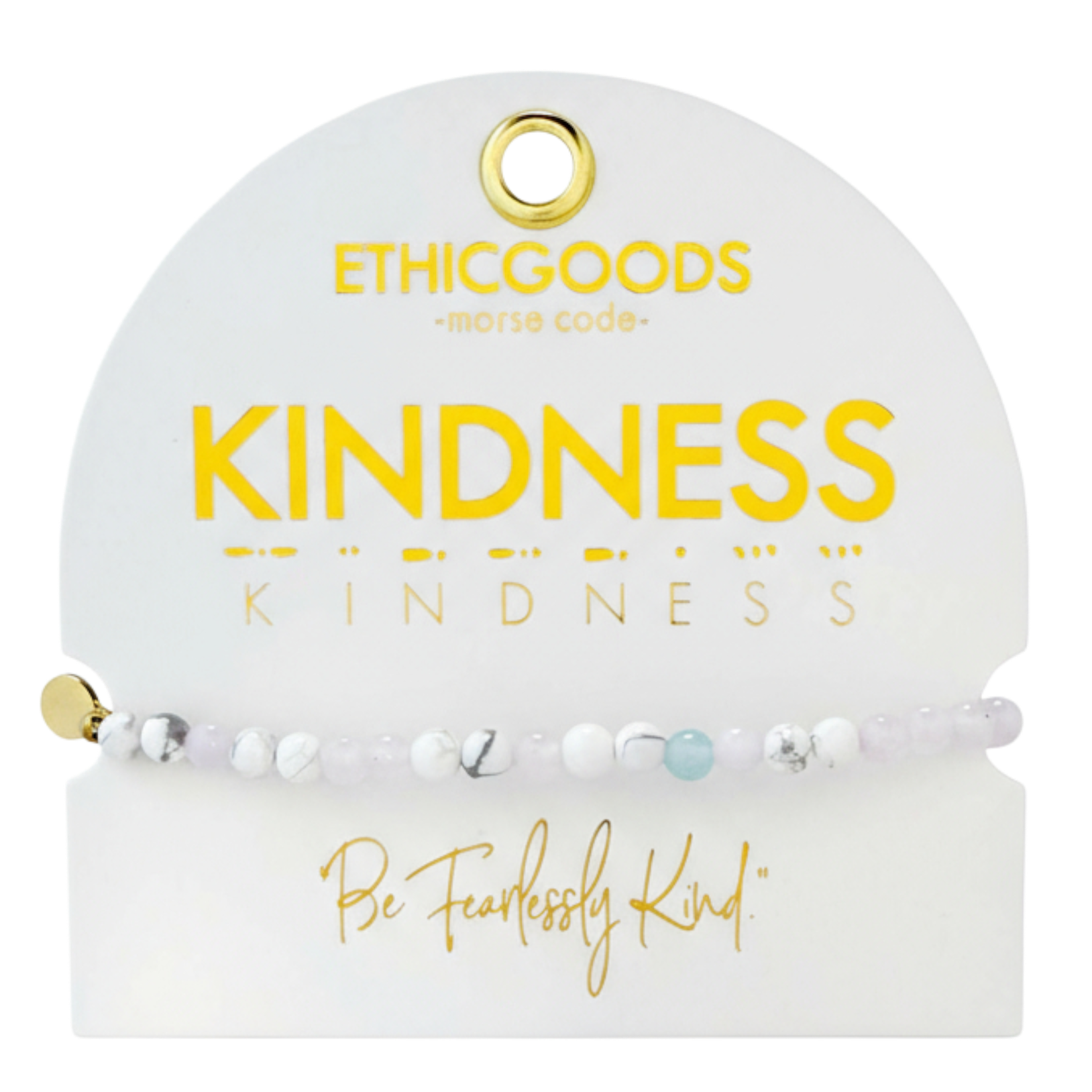 ETHICGOODS - Wholesale Beaded Bracelet - Morse Code Bracelet | KINDNESS3