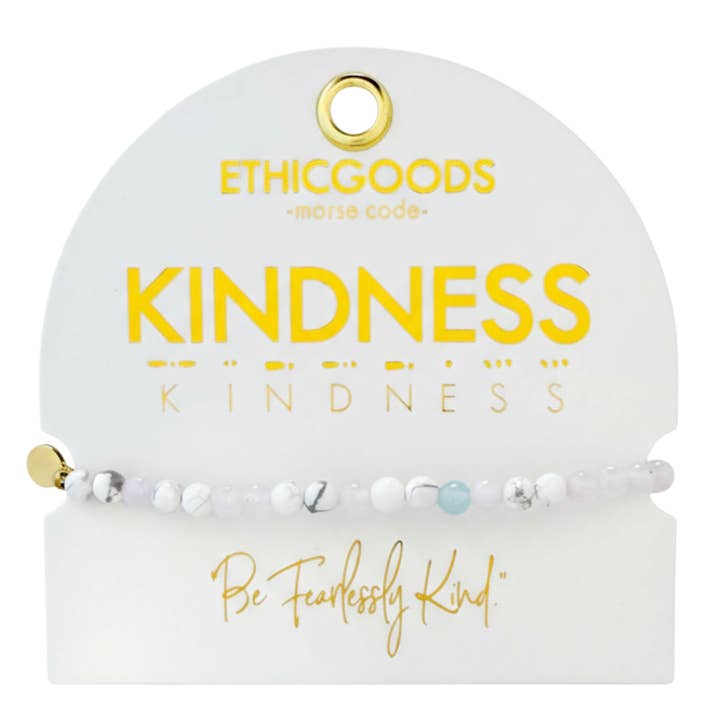 ETHICGOODS - Wholesale Beaded Bracelet - Morse Code Bracelet | KINDNESS3