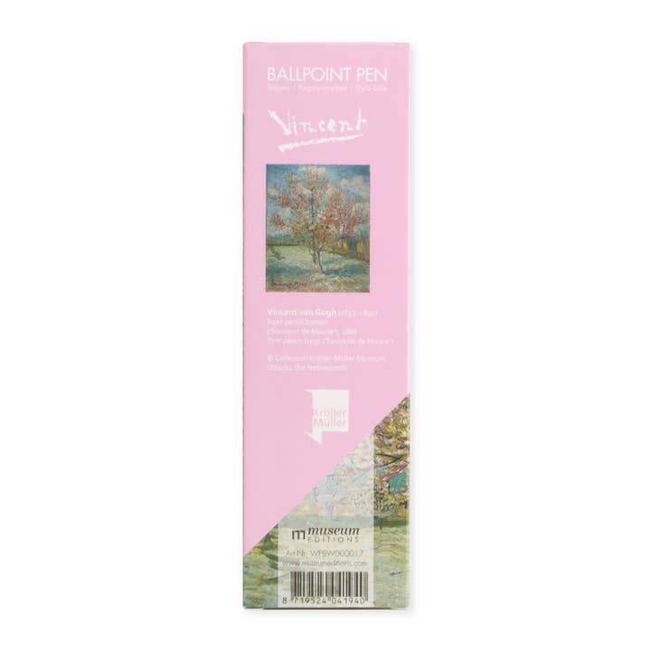 MUSEUM WEBSHOP - Wholesale Pen - Ballpen in box, refillable, Van Gogh, Peach Blossom3