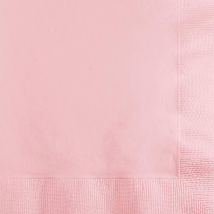KT Supply – wholesale Disposable napkin – 2 Ply Beverage Napkins Classic Pink, Case of 600