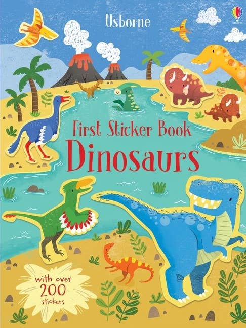 First Sticker Book Dinosaurs : Usborne for wholesale by HarperCollins