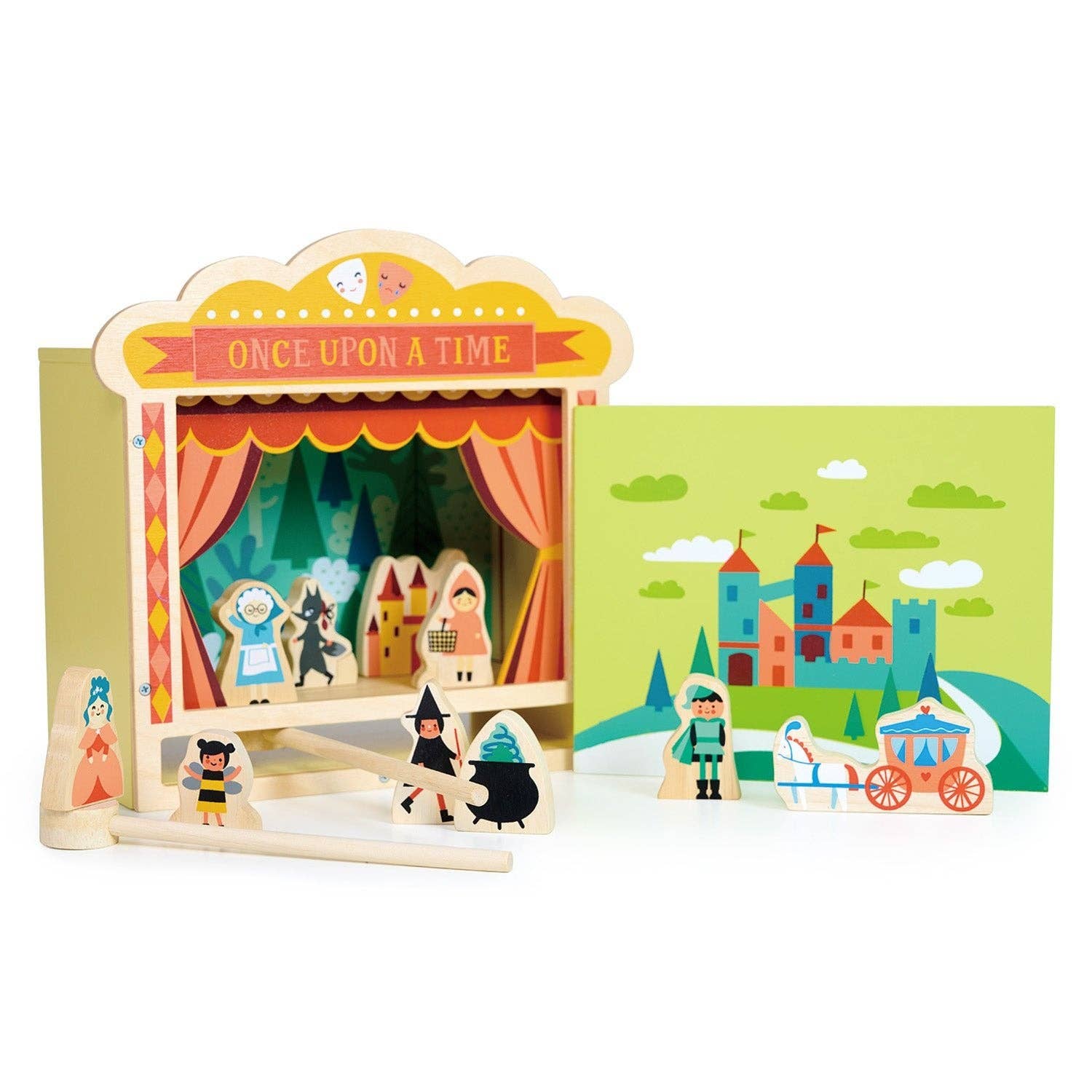 Mentari Toys - Wholesale Wood Toy - Kids - Wooden Tabletop Theatre2