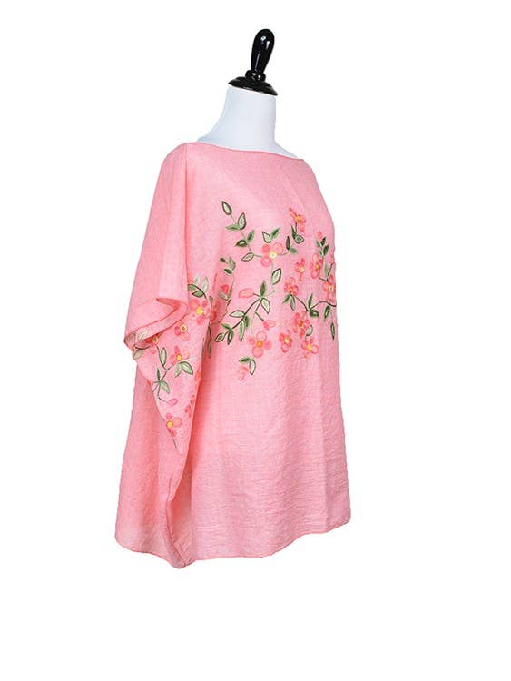 Suzie Q USA – Großhandel Poncho – Damen – Trendiger Poncho mit Blumenmotiv — Kollektion Endless7