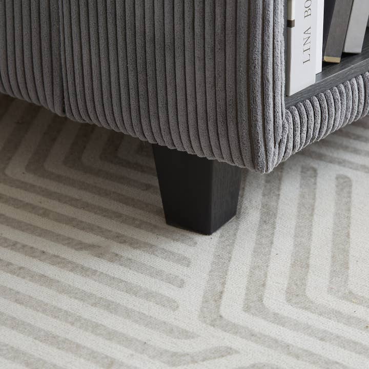 39F Inc. - Wholesale Sofa - Modular Corduroy L-Shaped Sectional Sofa with Storage,4Color7