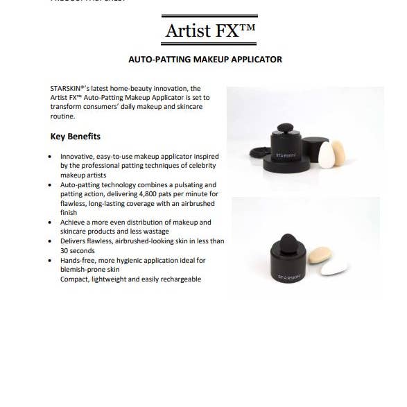 STARSKIN - Wholesale Makeup Sponge/Blender - Reusable Foundation Sponge | Artist FX3