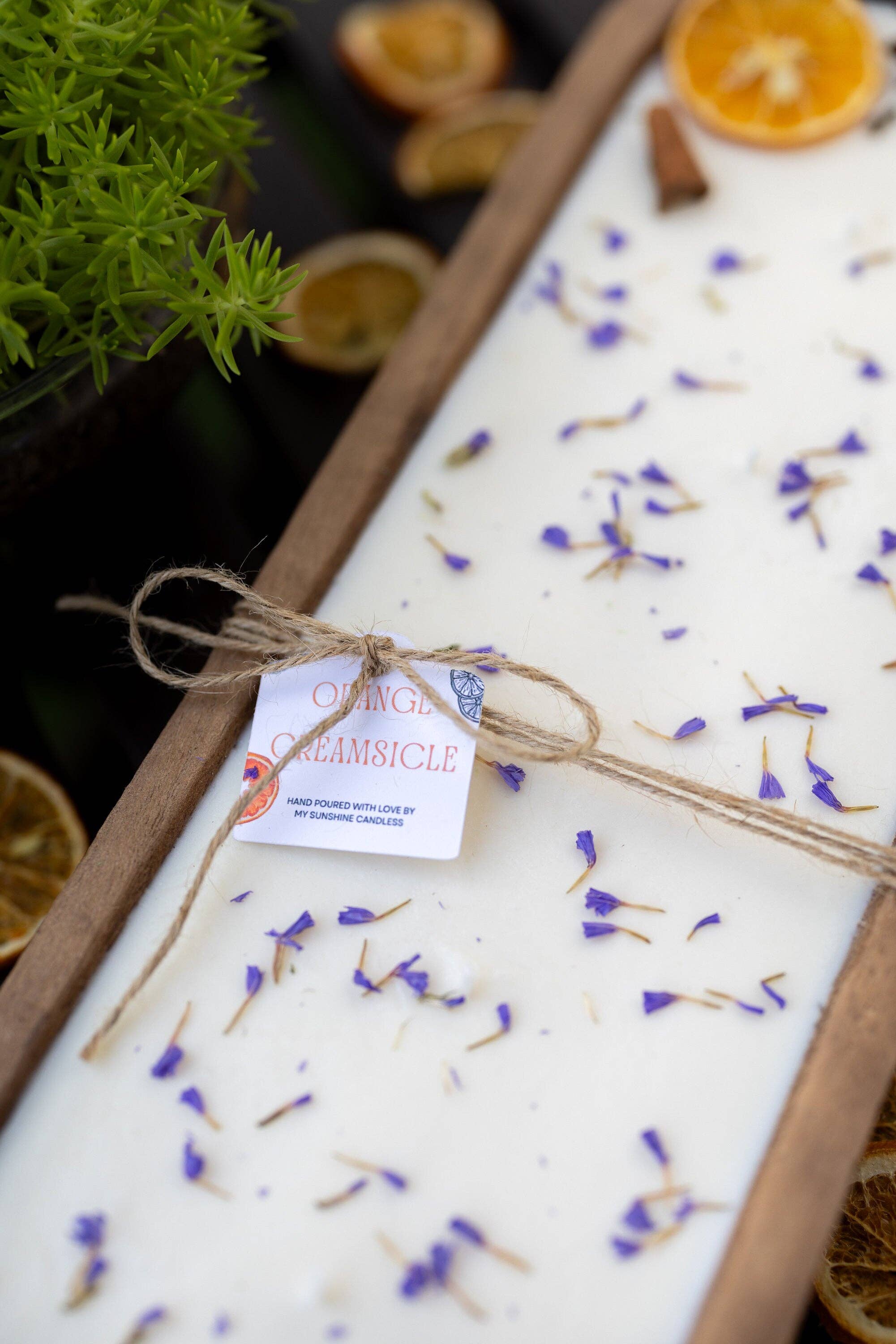 MySunshineCandless – wholesale Burkljus – Stort handsnidat 6 vekeskålstearinljus/orange skålljus/återanvändbart/träbondgårdsdekoration/perfekt present/julhelg4