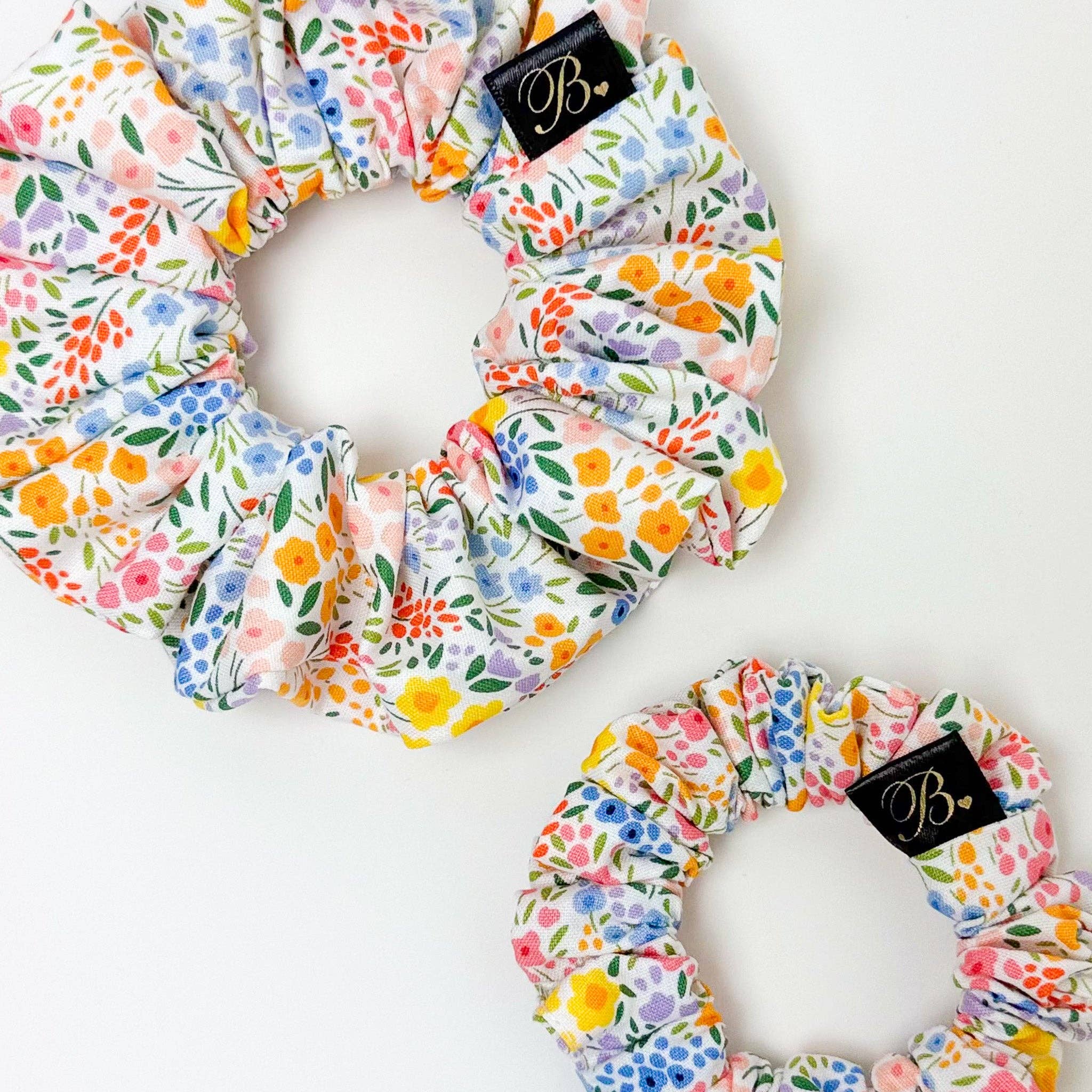 B. LUVV & CO. - Wholesale Scrunchie - Women's - Cotton Scrunchie in Meadowlight1