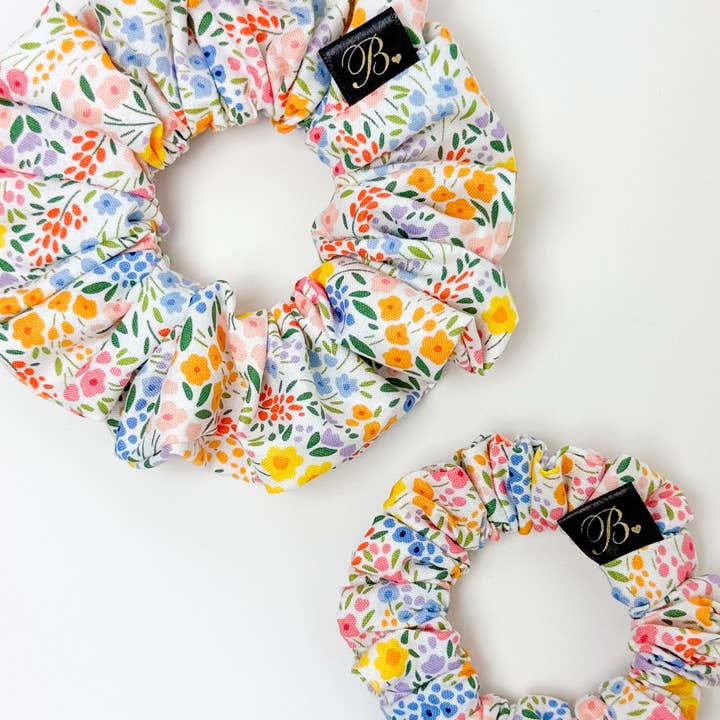 B. LUVV & CO. - Wholesale Scrunchie - Women's - Cotton Scrunchie in Meadowlight1