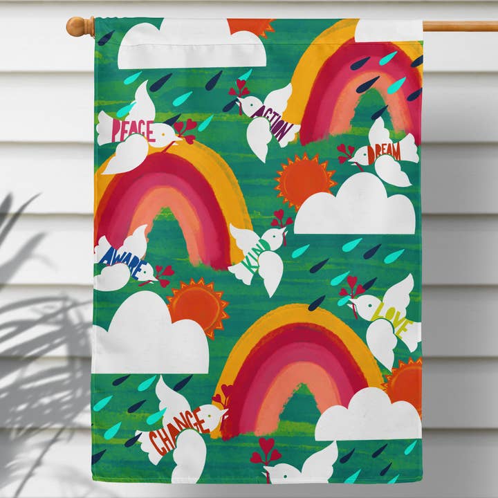 Declaration HOME - Wholesale Flag - Birds of a Feather Garden and House Flag - Double Sided (C1