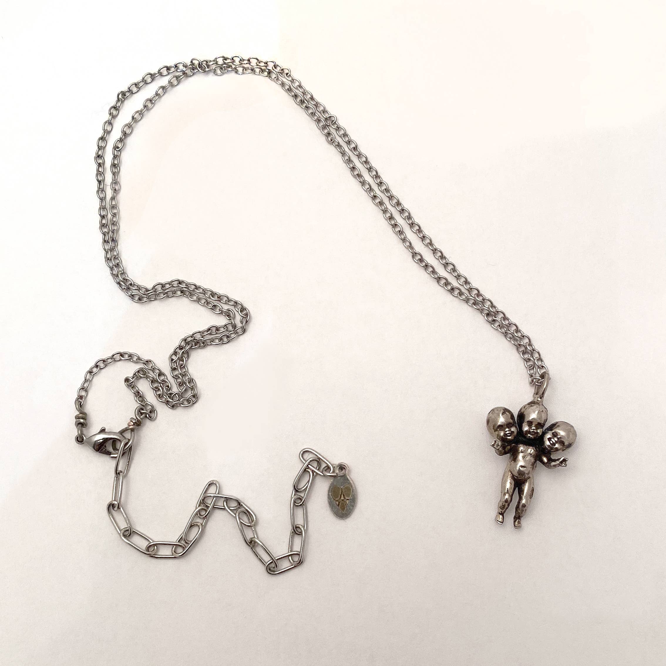 Anomaly Jewelry - Wholesale Pendant/Charm Necklace - Three Headed Baby Necklace6