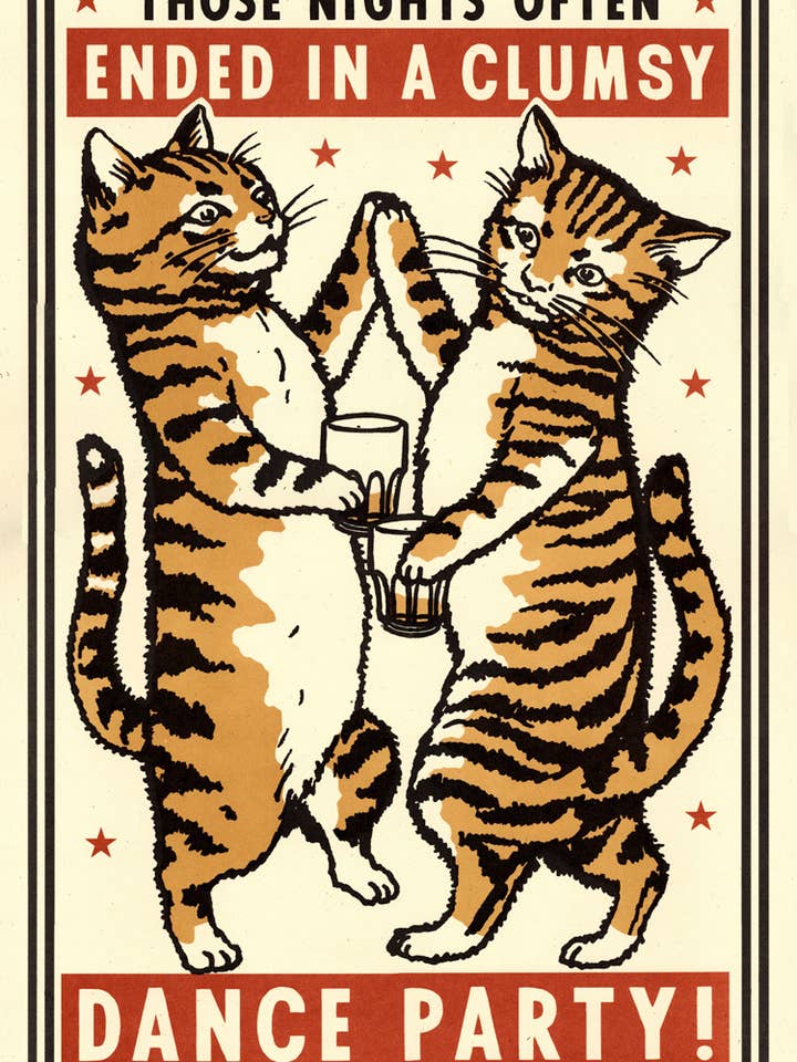 Impression de fête dansante pour la vente par Ravi Zupa Arts