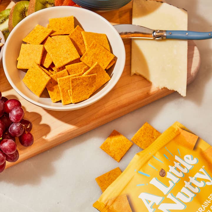 A Little Nutty - Wholesale Crackers - Grain-Free Cheddar Flavored Crackers2