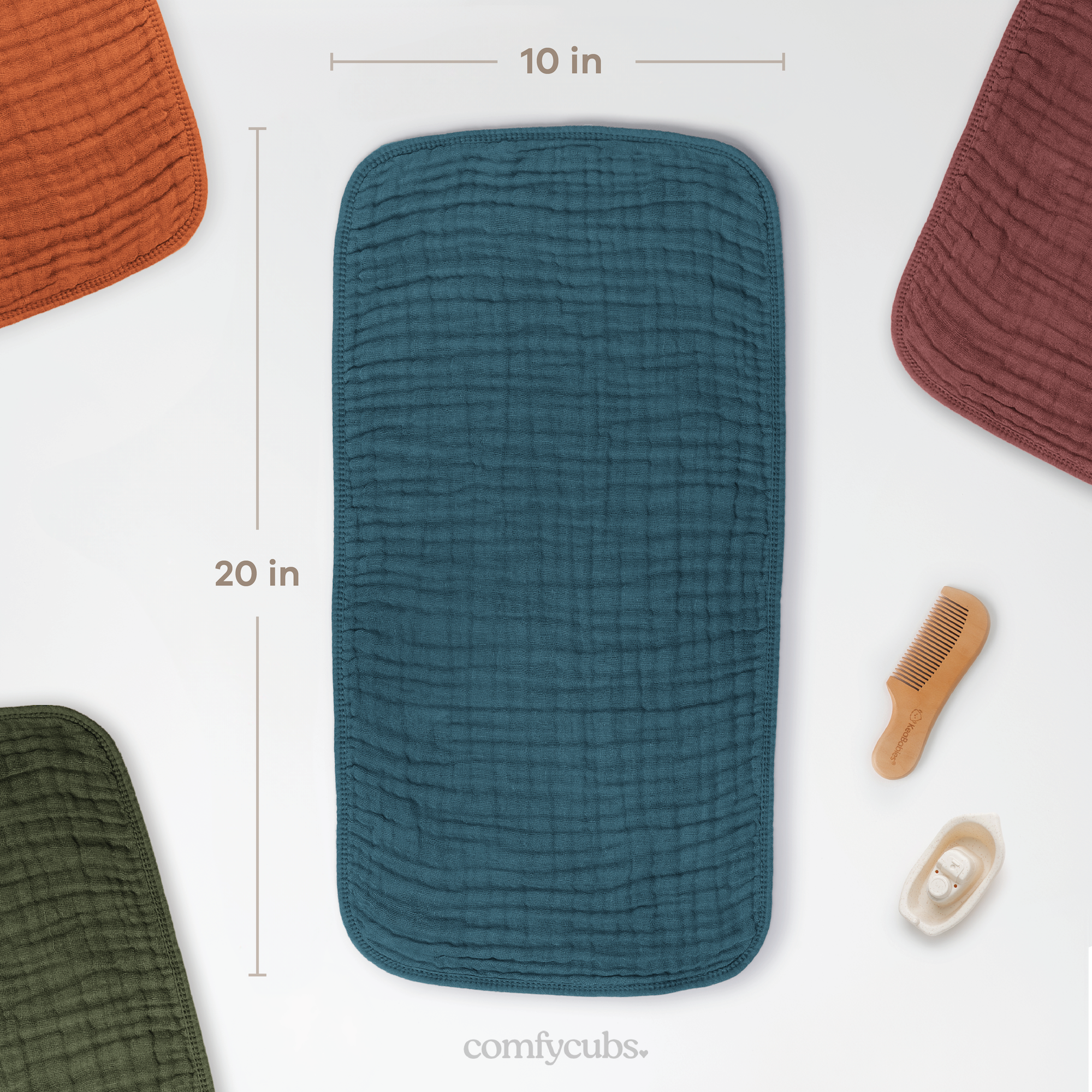 Comfy Cubs - Wholesale Burp Cloth - Baby - Baby Burp Cloths - 100% Muslin Cotton by Comfy Cubs41