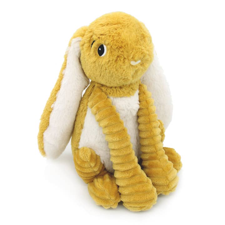 Les Déglingos, France - Wholesale Stuffed/Plush Toy - Kids & Baby - LES PTIPOTOS - 25CM MUM & BABY BUNNY PLUSH MUSTARD1