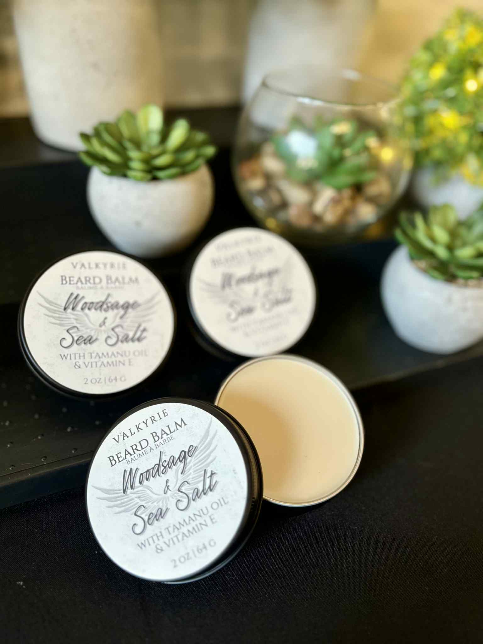 Valkyrie Global – wholesale Beard styling product – Beard Balm - Woodsage & Sea Salt