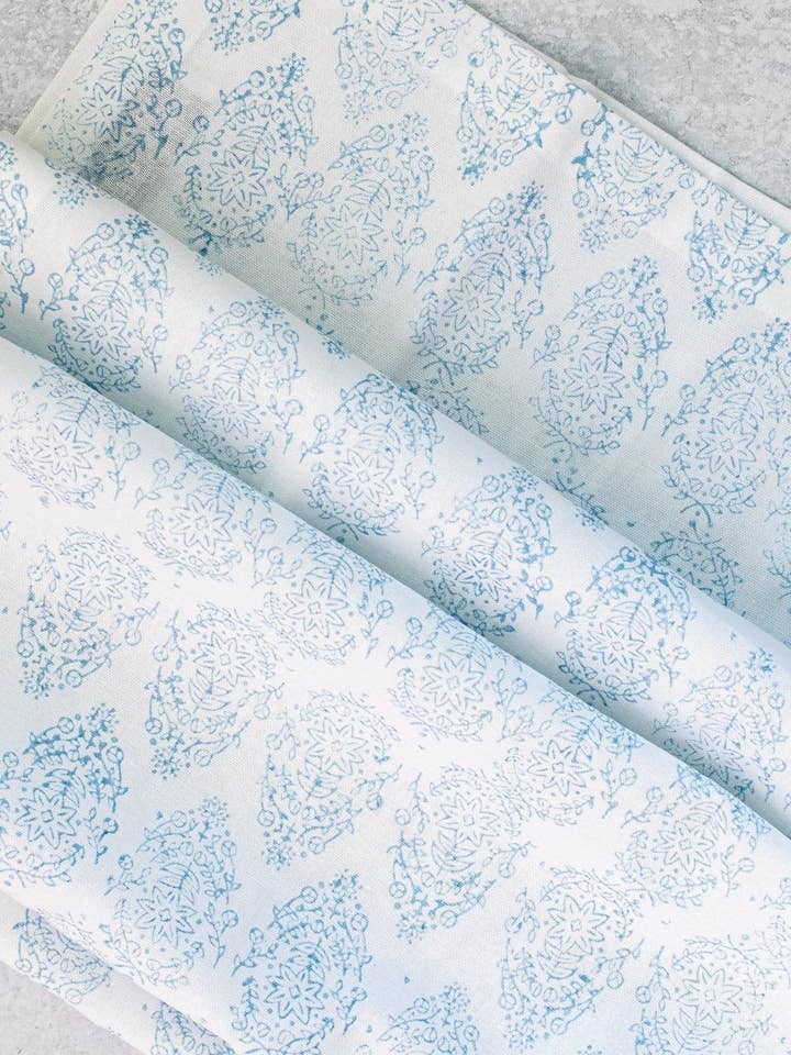 Table Runner - Vara, Uniform Blue for wholesale by Mended