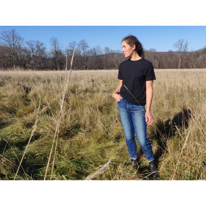 Aurelian Hemp – wholesale T-shirt – Unisex – Black Hemp T-Shirt | 55% hemp, 45% organic cotton2