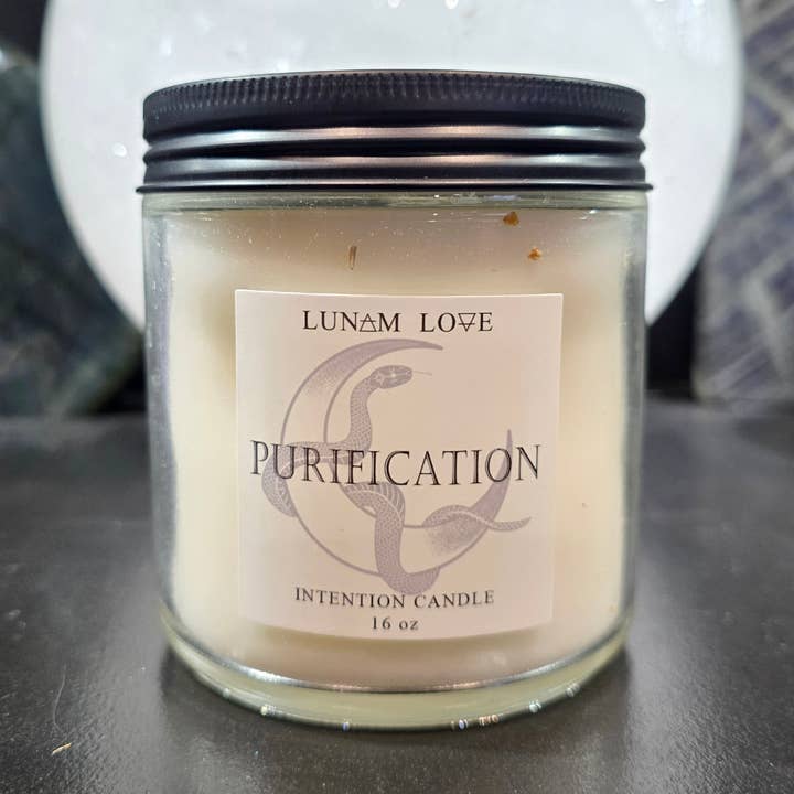 Bougie de rituel de purification pour la vente par Lunam Love