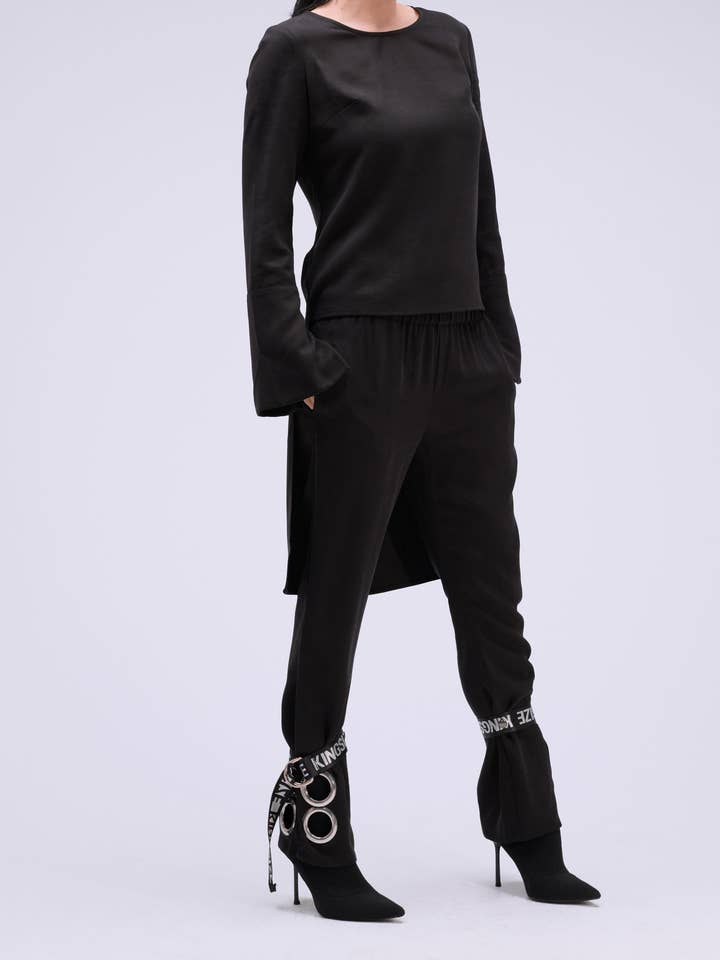 0115 Pantaloni con cintura staccabile per la vendita all'ingrosso da parte di TOO DAMN EXPENSIVE