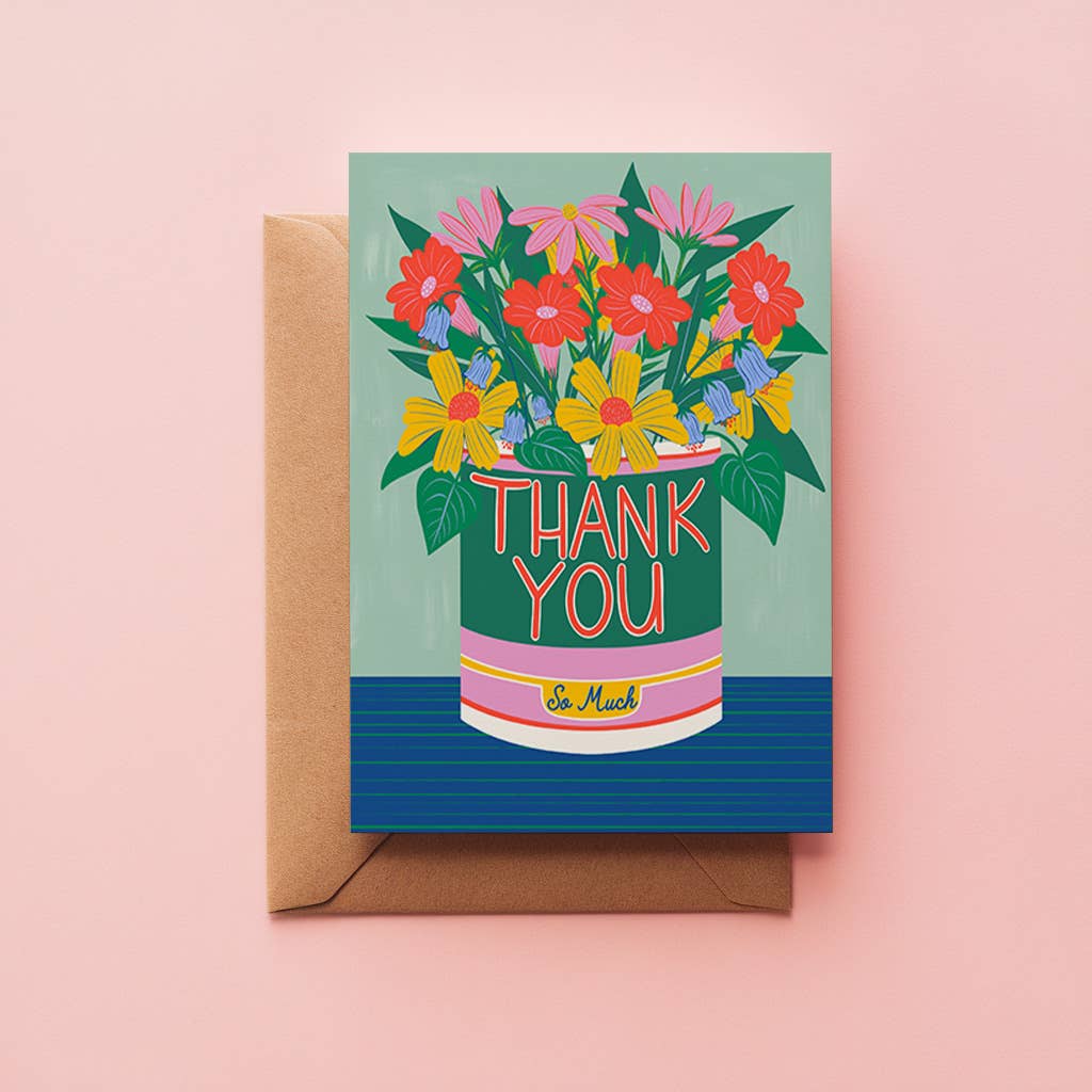 DorothyDear - Wholesale Thank You Card - Thank You So Much A2 Greeting