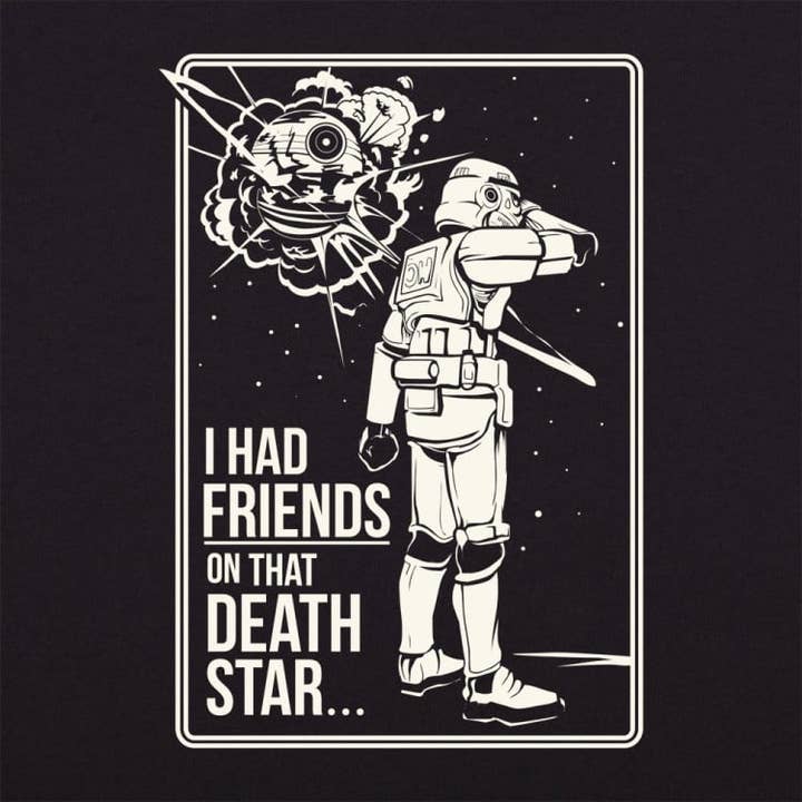 Friends On That Death Star T-shirt dam för wholesale av 6DS