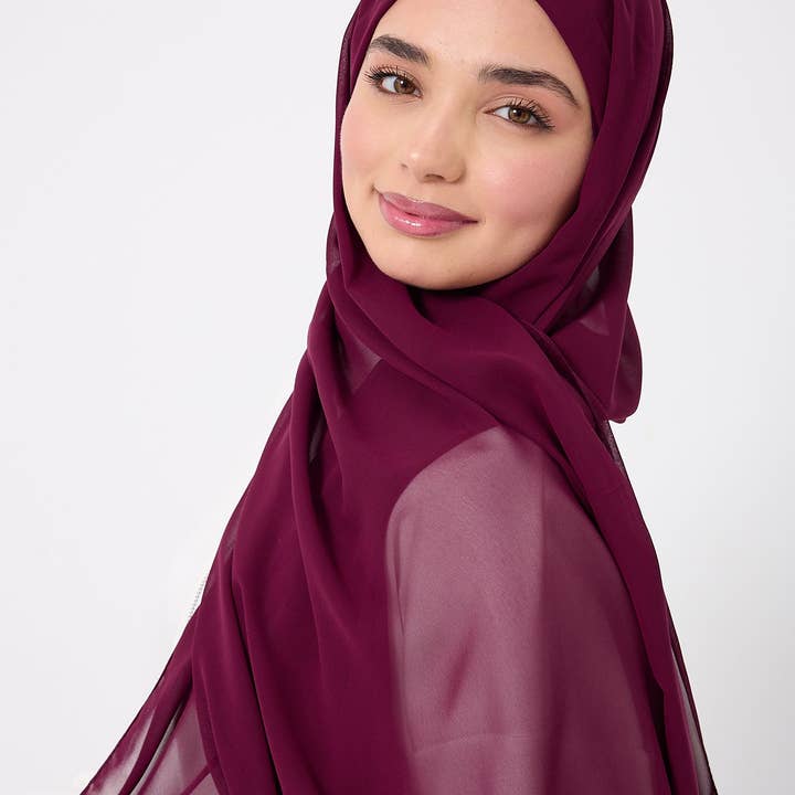 Akoya Hijabs - Wholesale Hijab - Women's - Instant Hijab - 2 in 1 Chiffon & Tube17