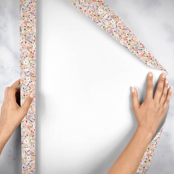 Jillson & Roberts - Wholesale Wrapping Paper Roll - Wrap - Rolls Delicate Floral3
