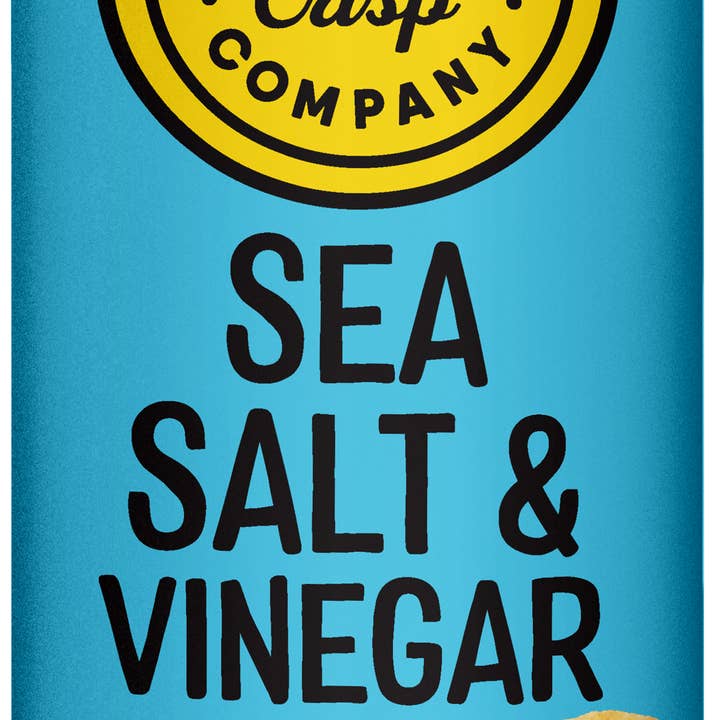 The Good Crisp Company - Wholesale Chips - Sea Salt & Vinegar Chips - 5.6oz Cans (Case of 8)1