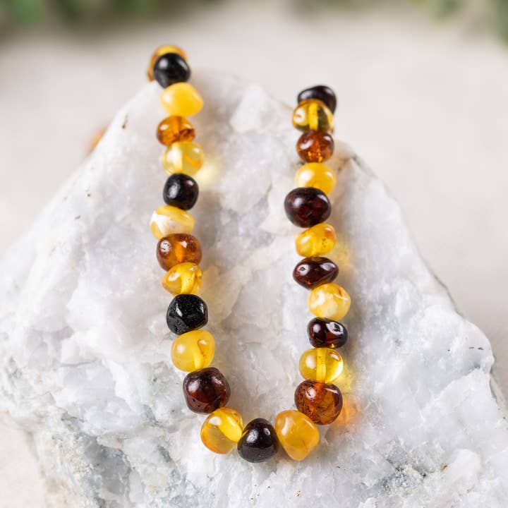 Adults | Multi Baltic Amber Necklace for wholesale by R.B. Amber Jewelry