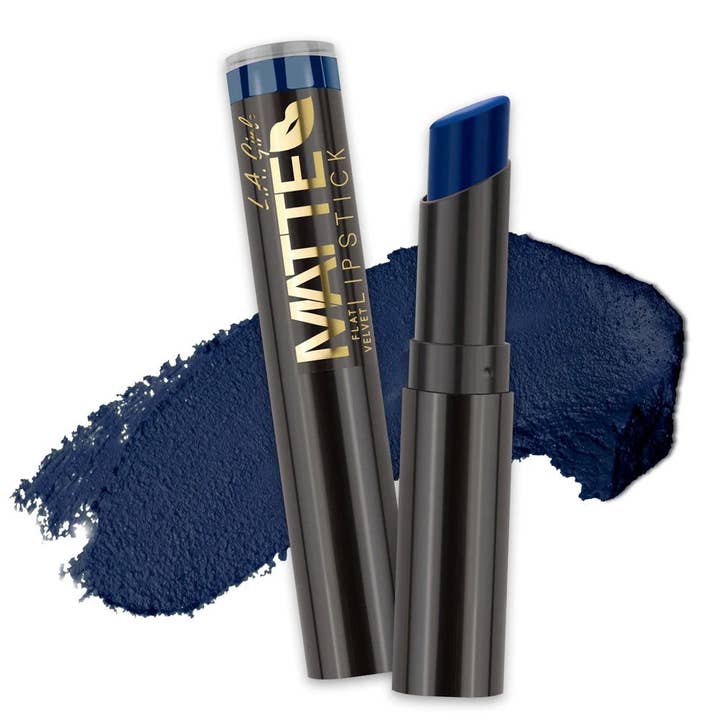 LA Girl GLC825 Lippenstift aus mattem, flachem Samt, Blue Valentine für den Großhandel von KT Supply