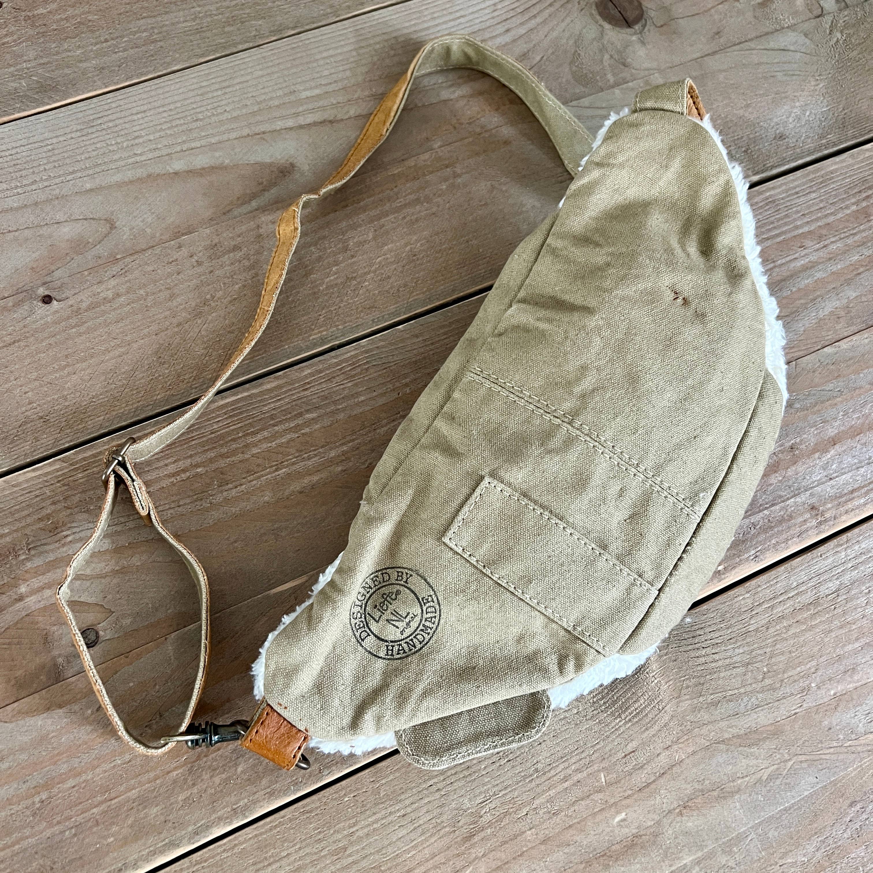Liefe NL - Wholesale Belt Bag - Women's - Teddy BumBag (teddy & canvas)7