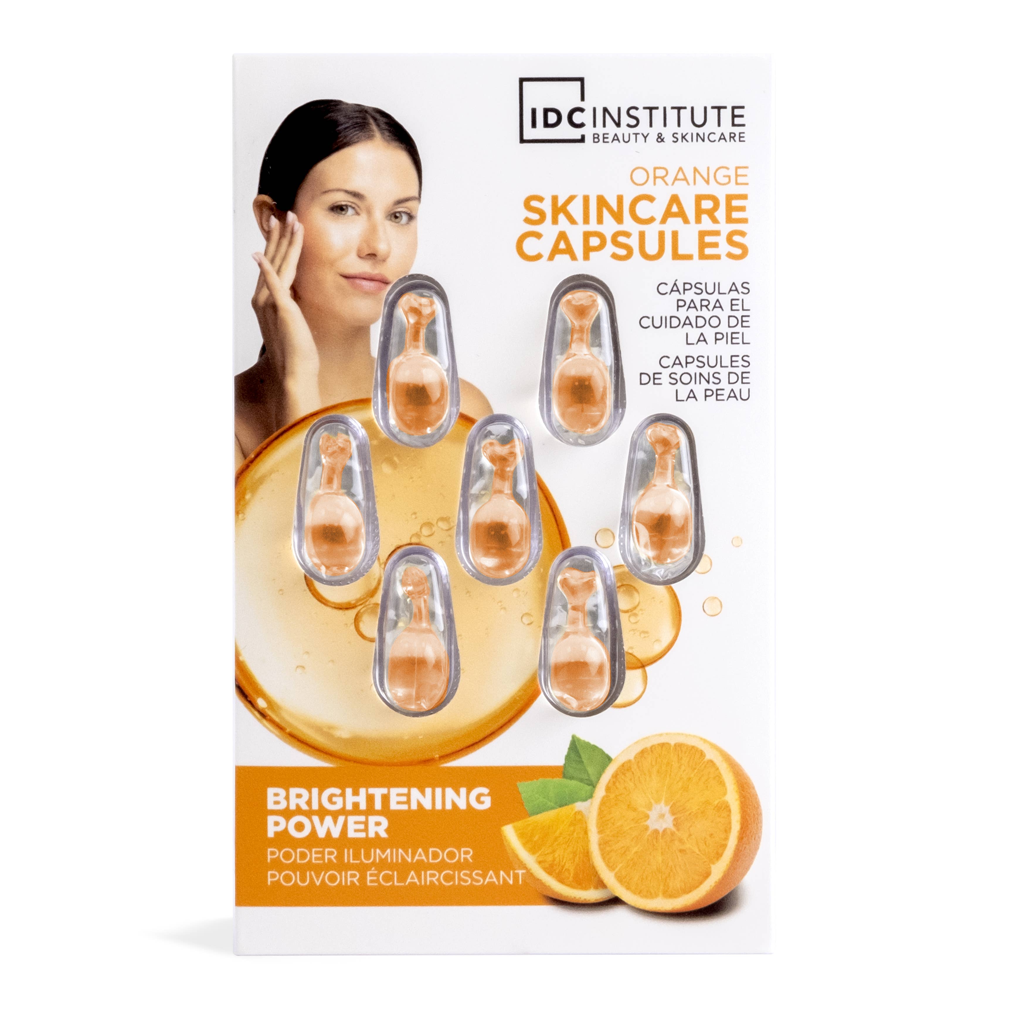 Aquarius Cosmetic SLU - Wholesale Skincare Face Mask - IDC NATURAL ELEMENTS ORANGE SKINCARE CAPSULES4