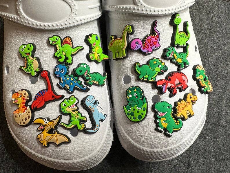 JuliesDecal - Wholesale Shoe Accessories - Pick your own Cartoon Dinosaurs shoe charms5
