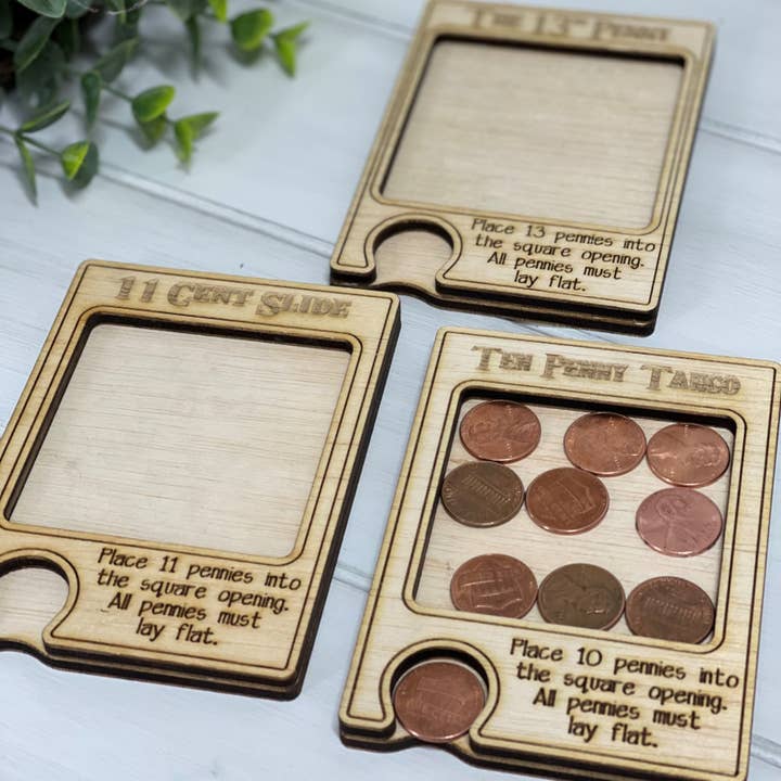 CMD Wholesale - Wholesale Puzzle - Adult - Wood Penny Puzzles