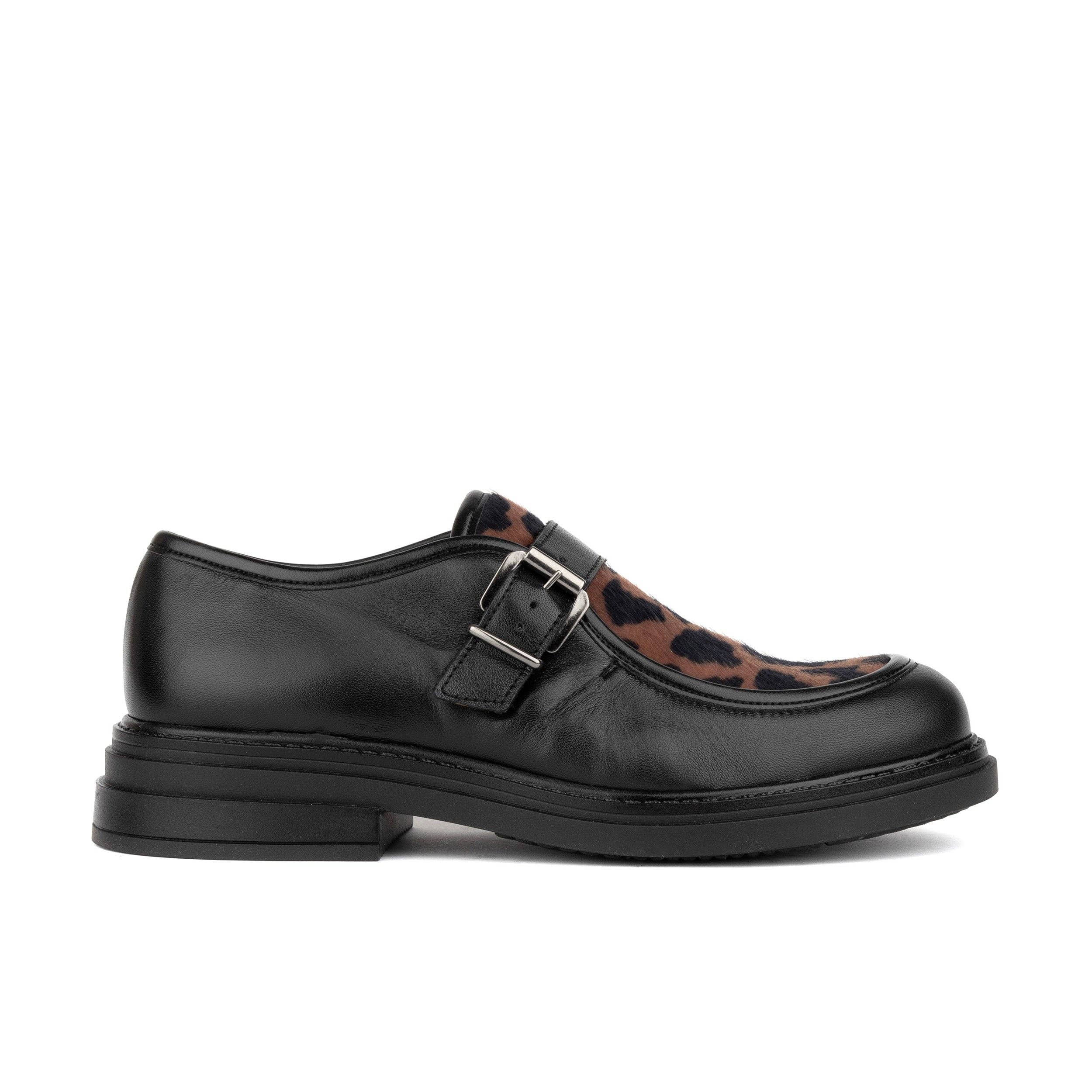 Embassy London – wholesale Loafers – Women's – Strapp - Black & Cow0