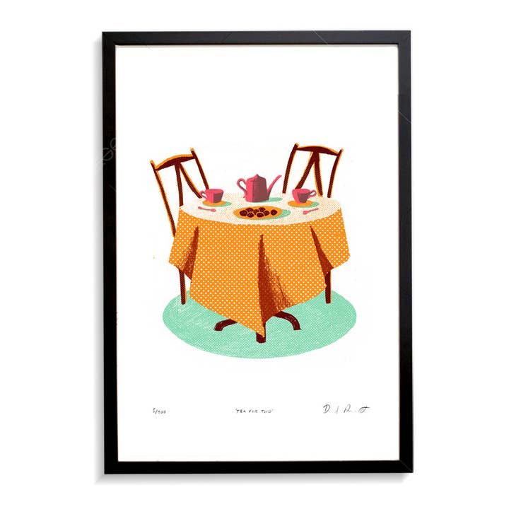 Tè per due per la vendita all'ingrosso da parte di Haskett Prints